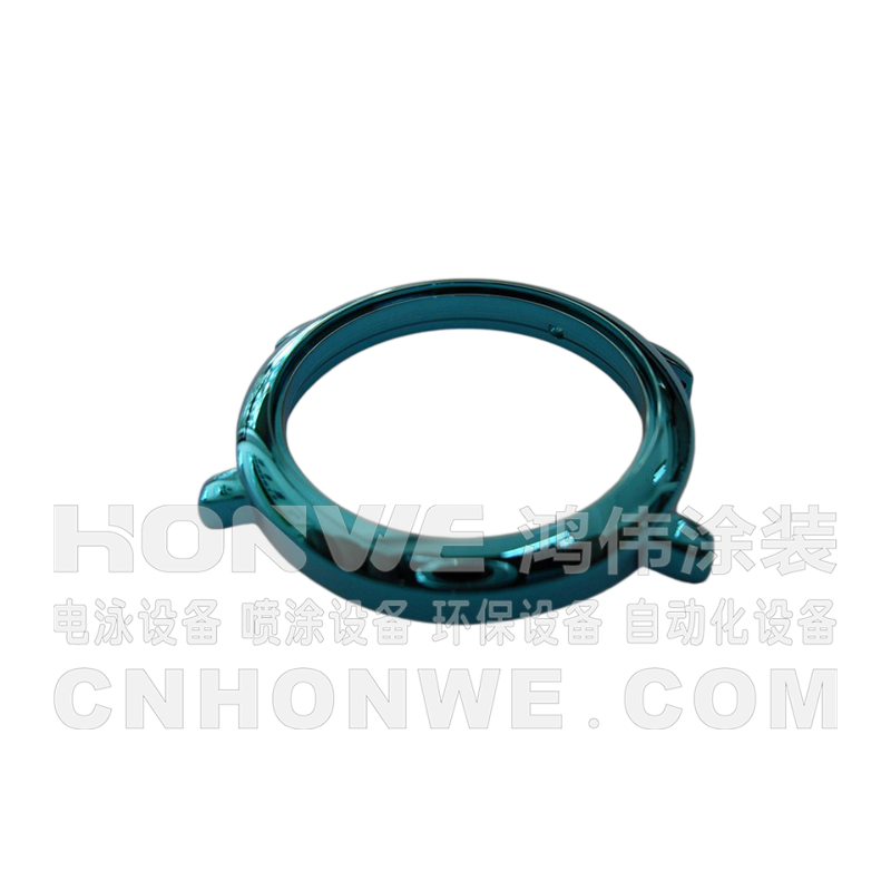 电泳墨绿色工件