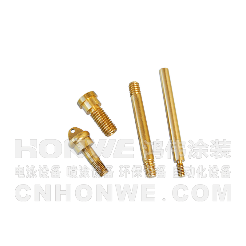 电泳仿金色工件