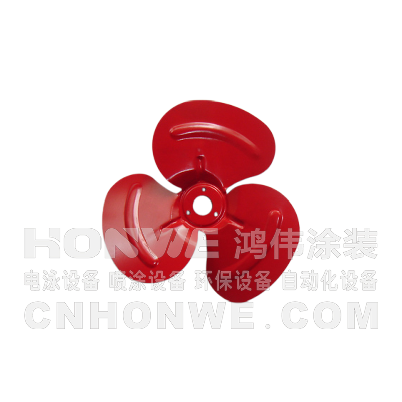 电泳大红色风叶