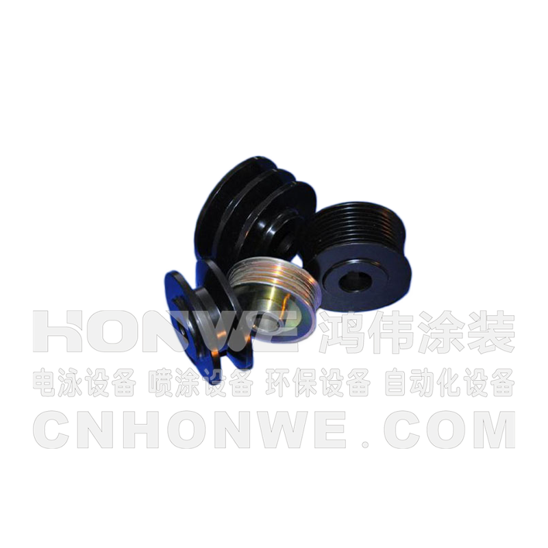 电泳黑色亮光皮带轮