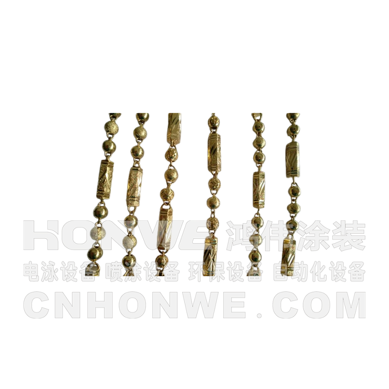 电泳仿金项链